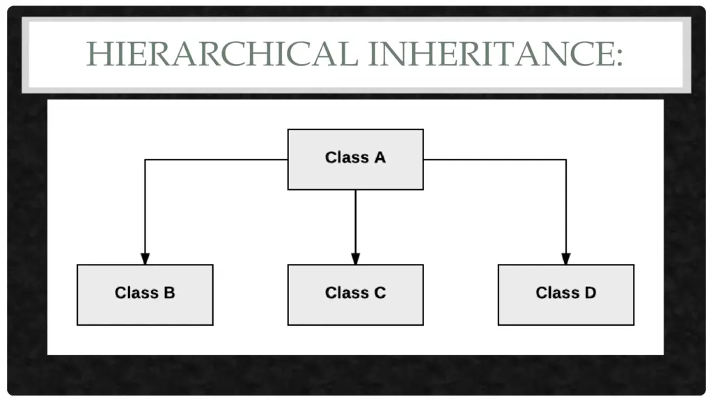 Hierarchical Inheritance in java